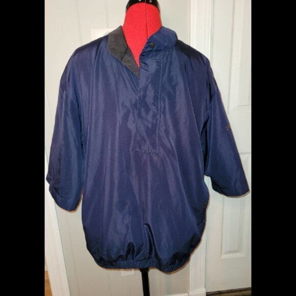 Footjoy Dryjoys Windbreaker Short Sleeve T-Shirt Jacket Size Medium - Picture 2 of 8